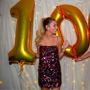 Lovers & Friends Sequin Mini Dress